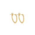 Áurea Minimal Hoop Earrings 14k