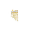 Curtain Stud Earring 14k