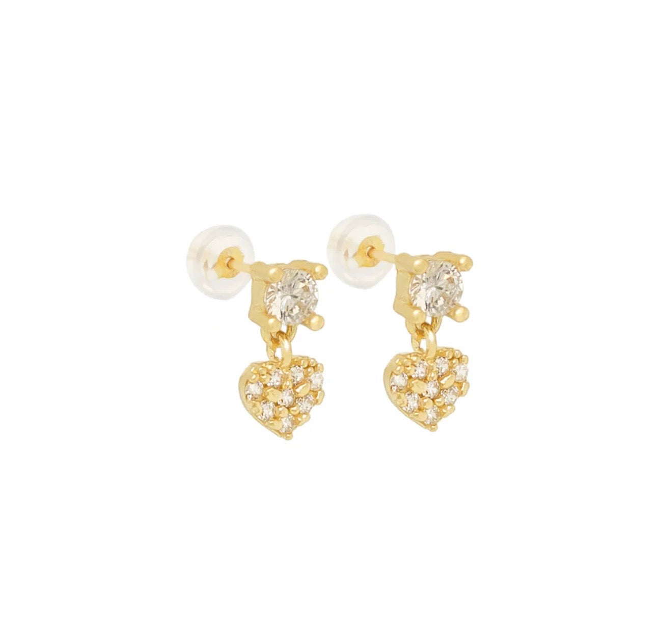 Valentine Stup Earrings 14k