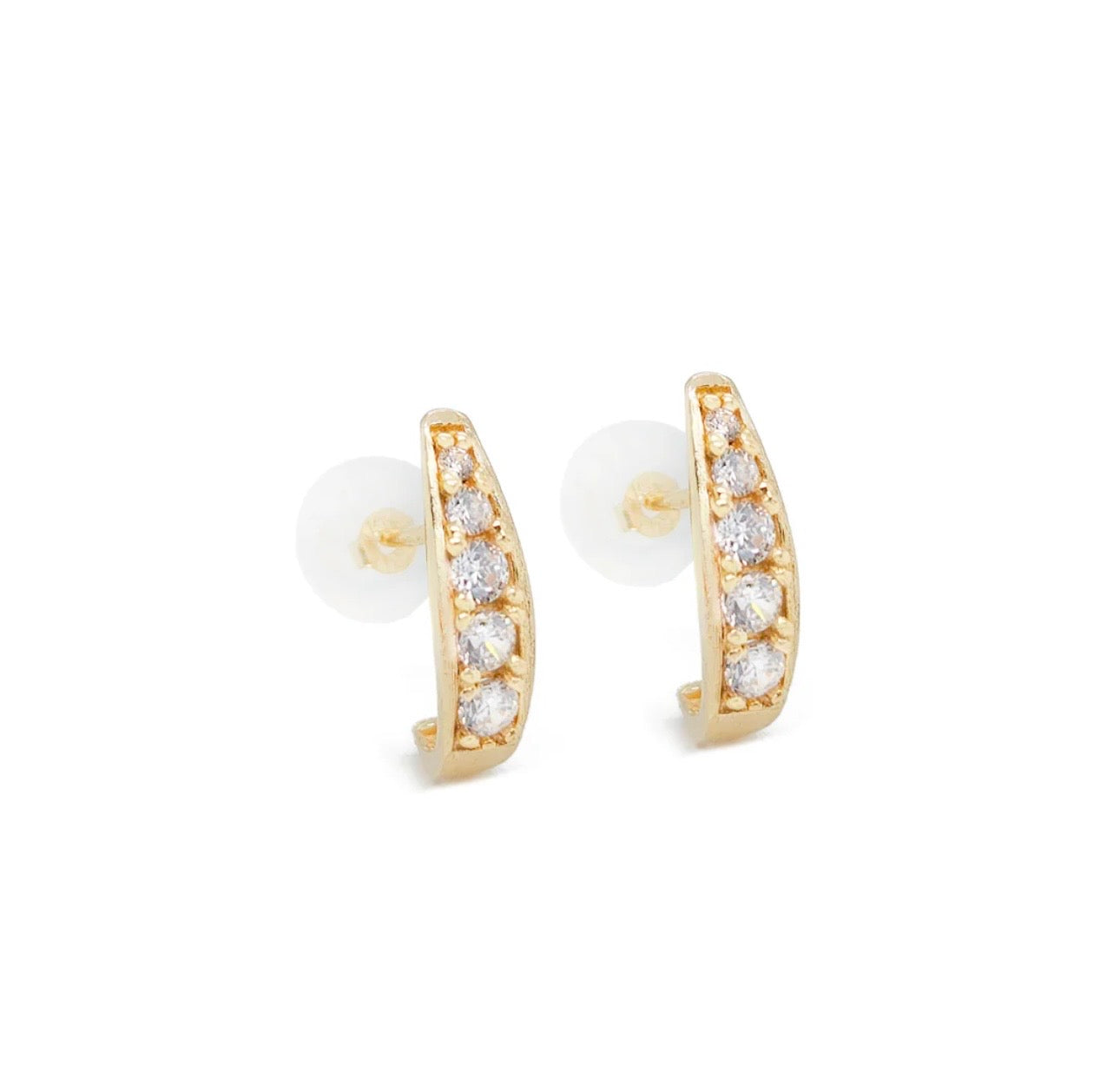 Mia Secret Stud Earrings 14k
