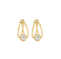 Apocalypse Hoop Earrings 14k