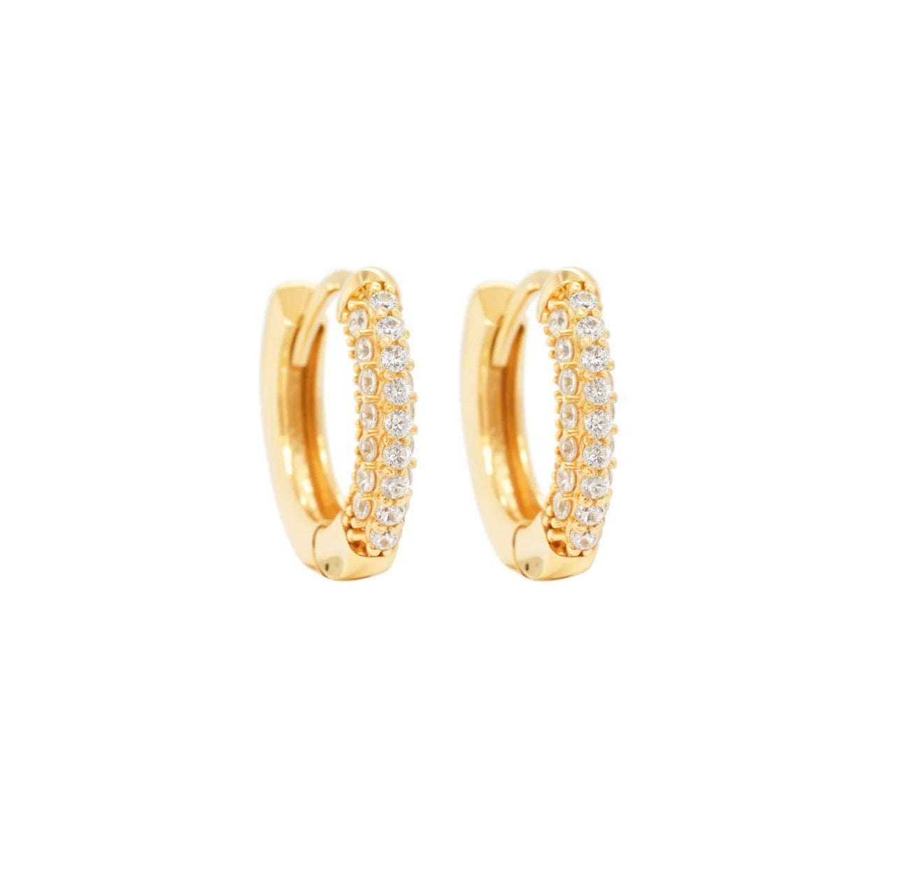 Deluxe Hoop Earrings 14k
