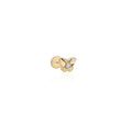 Little Butterfly Stud Earring 14k