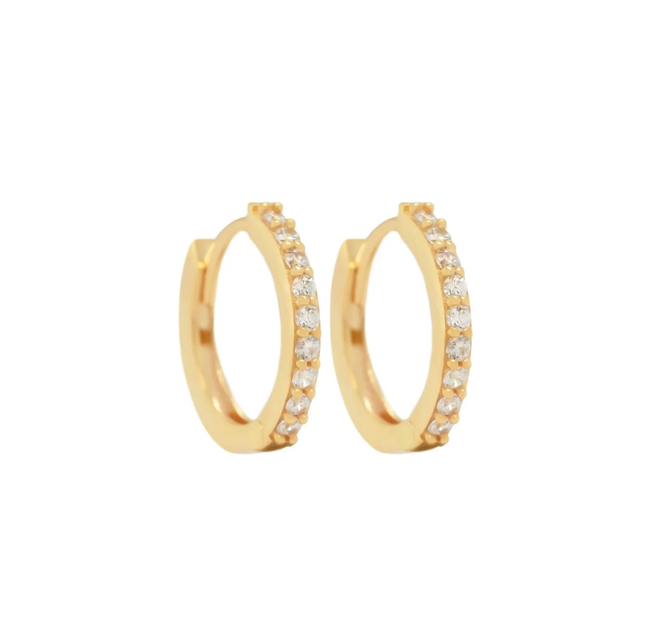 Deluxe Hoop Earrings 14k