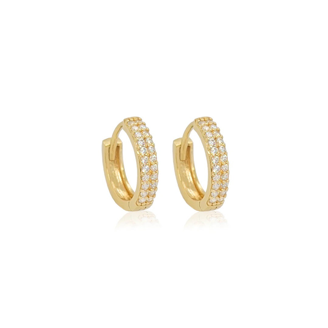 Deluxe Hoop Earrings 14k