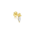 Tear Stud Earring 14k