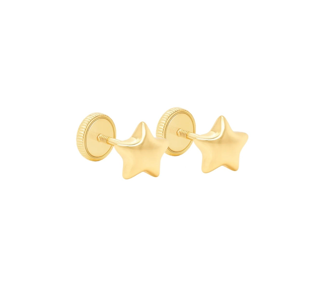 Áurea Star Stud Earrings 14k